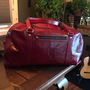 Anonimo Fiorentino Vera Pelle Leather Travel Bag